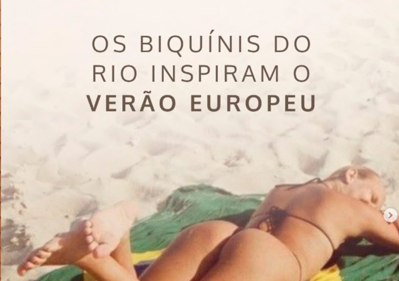 Os biquínis do Rio inspiram o verão europeu