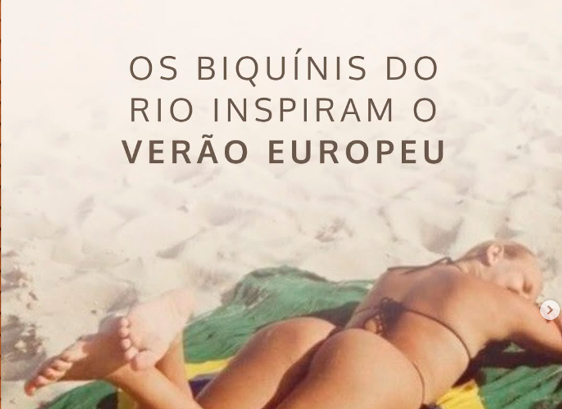 Os biquínis do Rio inspiram o verão europeu